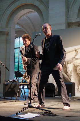 Louis Sclavis et Jacques Bonnaffé – Photo Jean Lespinasse