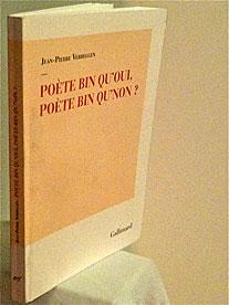 Poète bien qu'oui poète bin qu'non ? – le livre